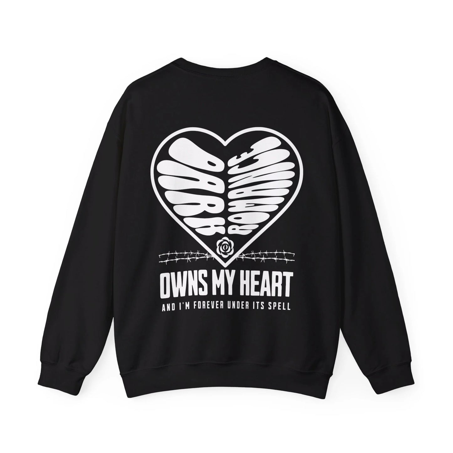 Dark Romance Black Cozy Crewneck Sweater, Wrap Yourself in Dark Comfort or Make it The Perfect Gift for the Book Lover in Your Life